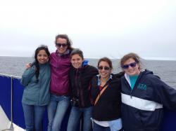 A Whale of a Time: Interns at Sea